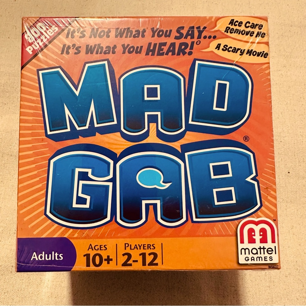 Mattel Games | Game | Mad Gab Game